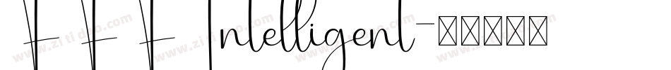 FFF Intelligent字体转换